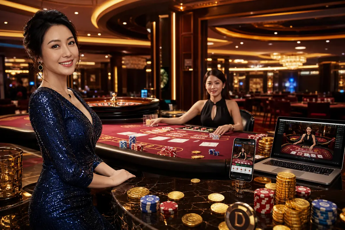 lepak88 Casino permainan baccarat dealer langsung